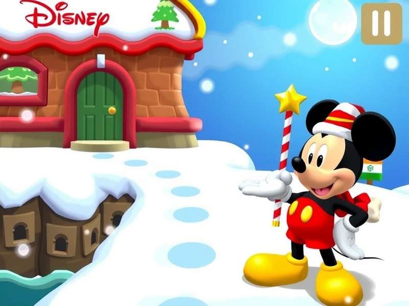 Mickey S Snowy Adventure gameplay screenshot